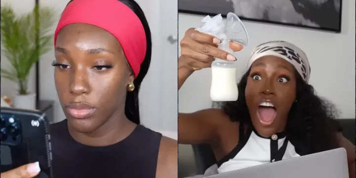 Paul Okoye's wife, Ivy clashes with trolls over colour of her breast milk