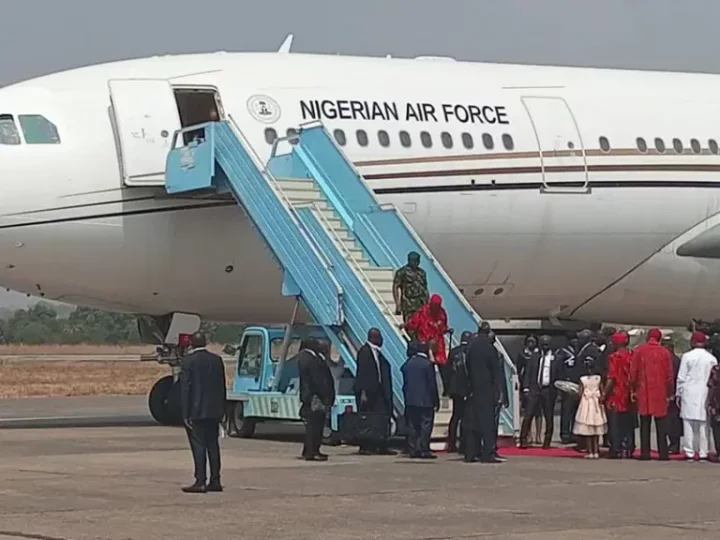 Photos: Enugu welcomes President Tinubu for first official trip in 2025