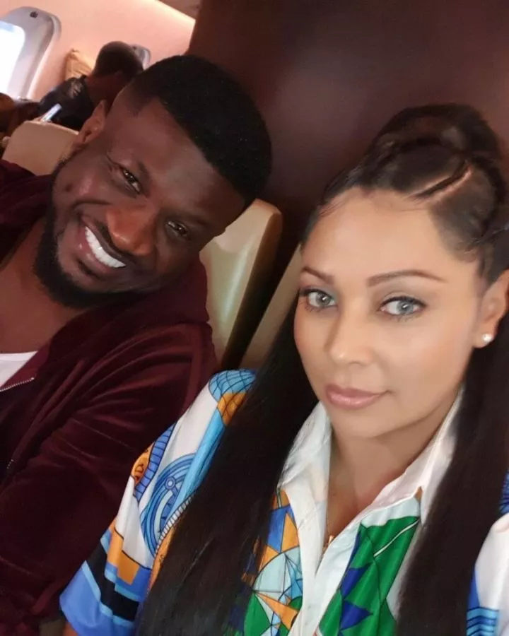 Peter Okoye reacts to trending video of his wife, Lola dancing with Terry Apala