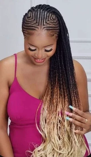 Scintillating braids that really rocks.