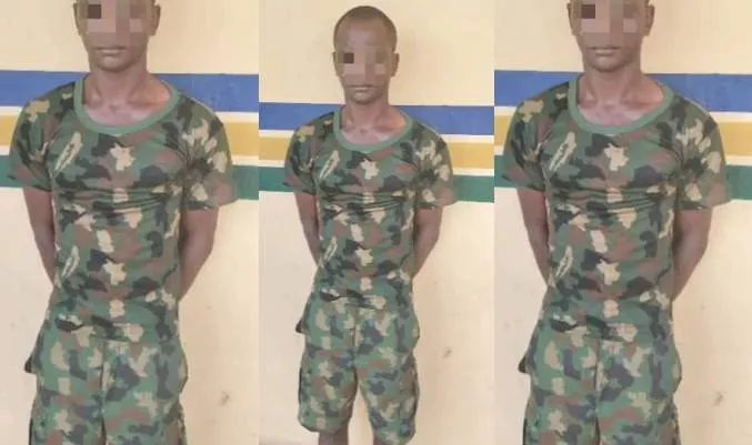 Dismissed Naval officer arrested for posing as a serving military personnel and charging N20000 to mobilise boys to beat people up