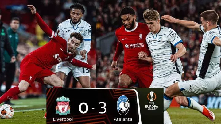 Liverpool 0 - 3 Atalanta (Apr-11-2024) Europa League Highlights