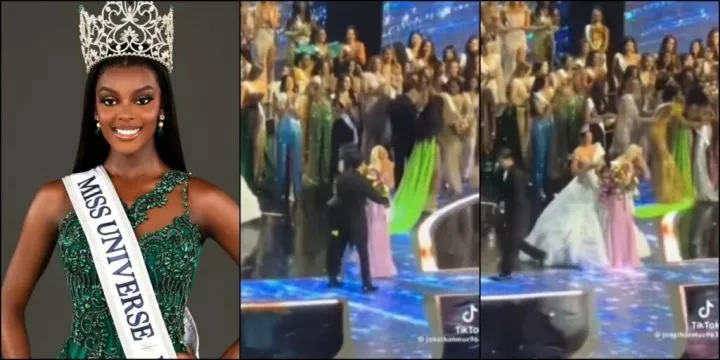 Watch moment contestant rushed to hug Chidimma after being announced as first runner-up