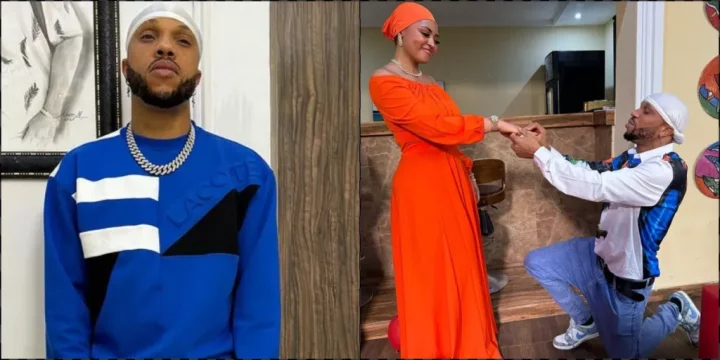 "I see Ned putting you in a phenomenal prison" - Reactions as Charles Okocha playfully proposes to Regina Daniels