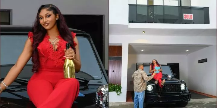 BBNaija Chomzy receives new house in Lekki as gift from husband