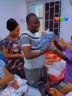 Celebration as two pregnant women give birth same day for same man