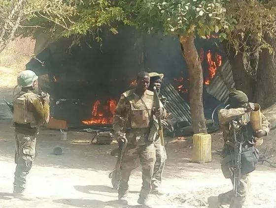 Nigerian troops
