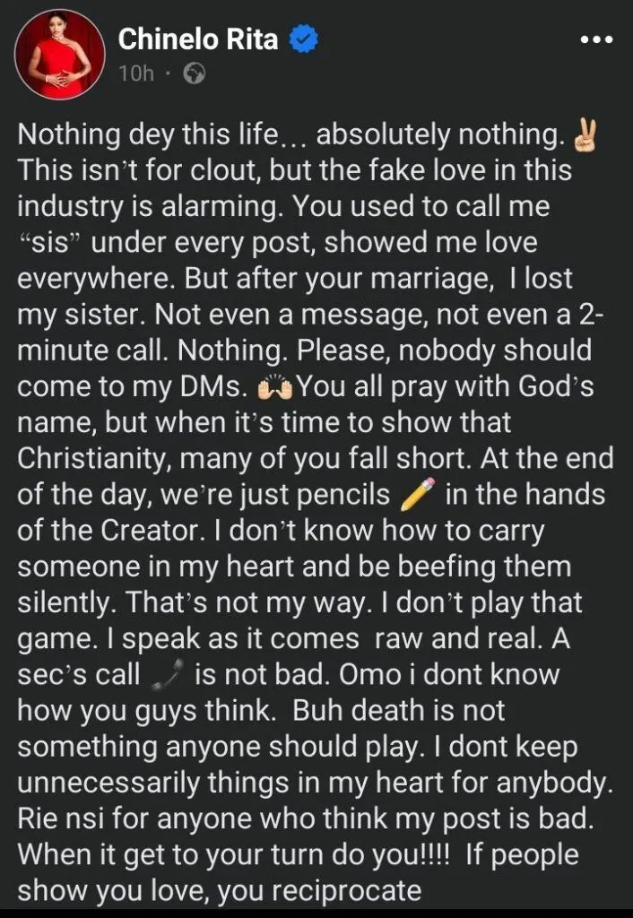 Drama as Chinelo Rita calls out Ruby Ojiakor, issues warning