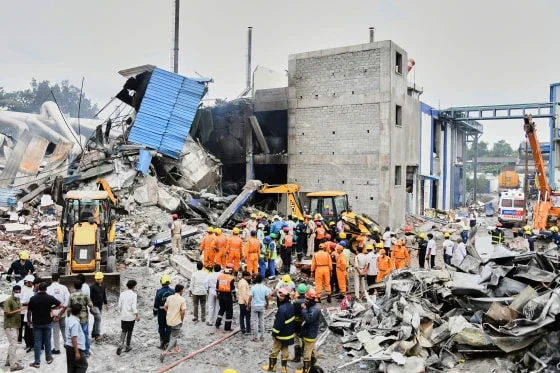 At least 36 killed in India after explosion at a pharmaceutical factory At least 36 killed in India after explosion at a pharmaceutical factory