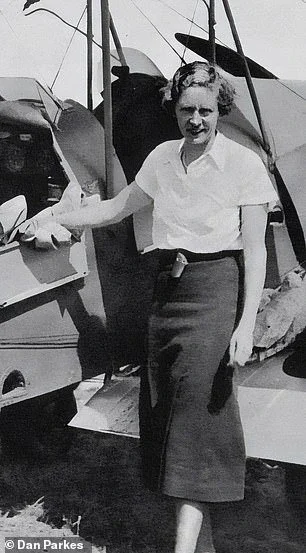 Mel gained her pilot's license in 1934 (photographed with her own private plane, a Gipsy Moth 3, in July 1935)