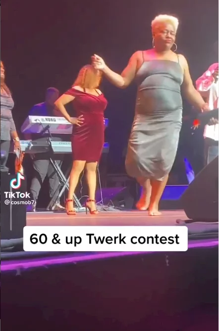 Video of 60+ year old women twerking at a concert goes viral (watch video)