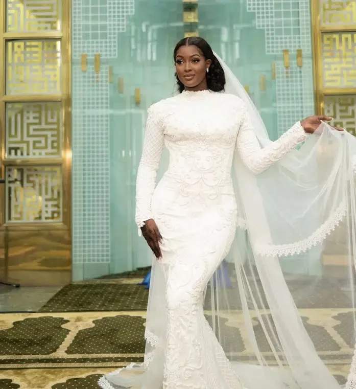 Davido's former girlfriend, Sira Kante, ties the knot with Nigerian man (Photos)