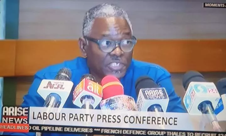 Suspend further announcement of the results or completely cancel the entire election and make plans for another election - Labour party tells INEC