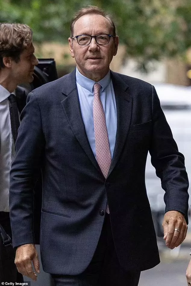 Actor Kevin Spacey arrives at court to stand trial accused of s3x offences