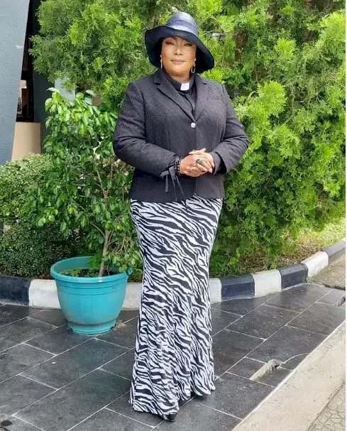 Eucharia Anunobi reacts to reports of dating 27-year-old colleague, Lucky Oparah