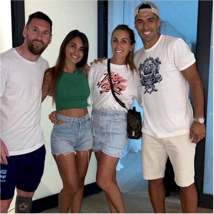 Qatar 2022: Messi reacts to visit by Luis Suarez, wife after World Cup victory