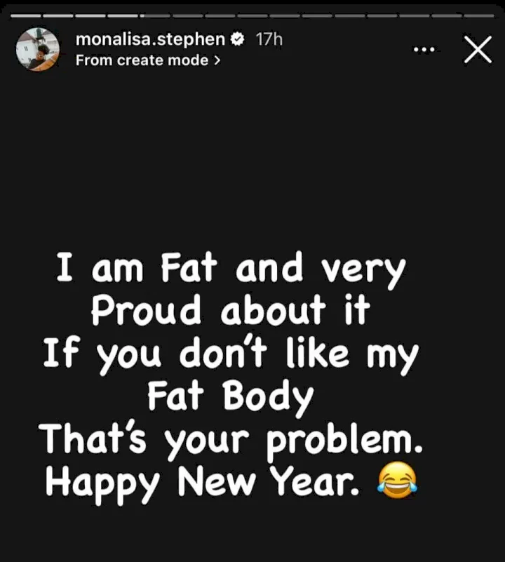 Teni blasts Monalisa Stephen for criticising her weight loss journey