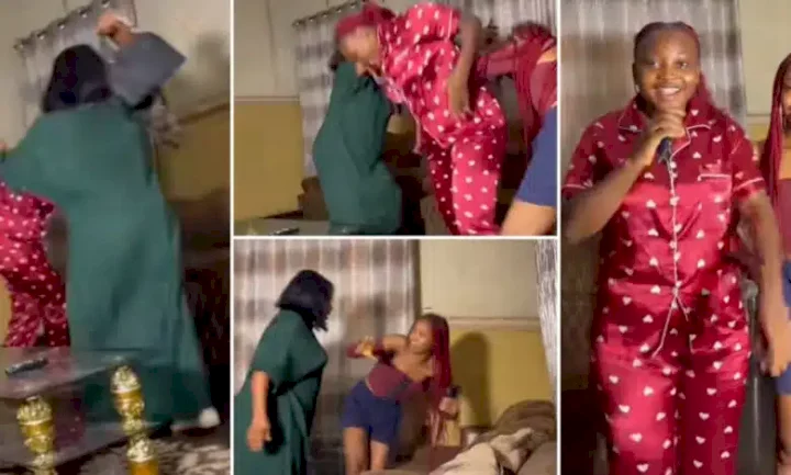 'She would have killed a lot' - Sisters prank their mother about getting pregnant for married man with 2 wives (Video)