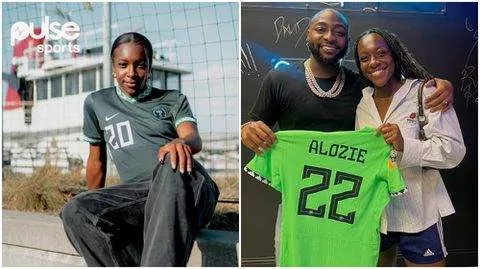 No give am belle o - Nigerians warn Super Falcons' Michelle Alozie to be 'careful' with Davido