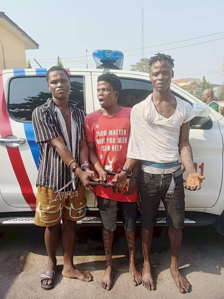 Three traffic robbers arrested in Lagos