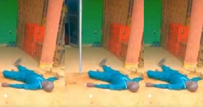 Man collapses after losing N200k loan to a bet (Video)