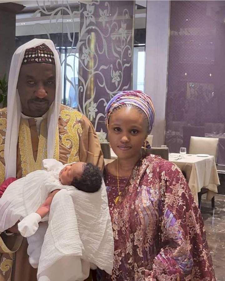 Former Emir of Kano, Sanusi at the naming ceremony of his newborn daughter in Saudi Arabia (photos)