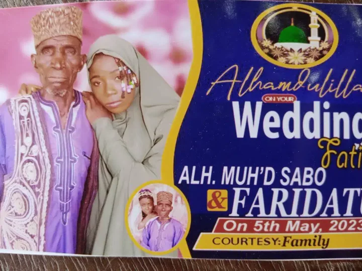 95-year-old man marries teenager in Abuja