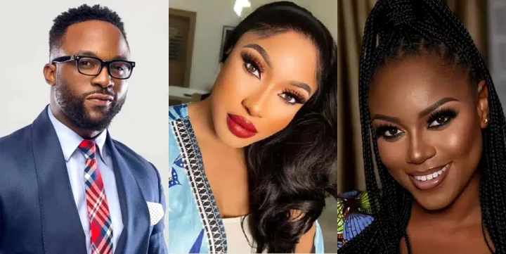 'I don't know him, I've seen him once' - Nigerians dig out old video of Tonto Dikeh denying Iyanya