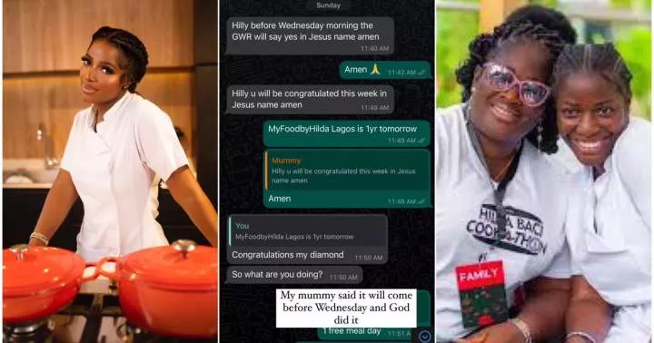 'She knew the time' - Leaked chat between Hilda Baci and her mother over Guinness verification stirs reactions