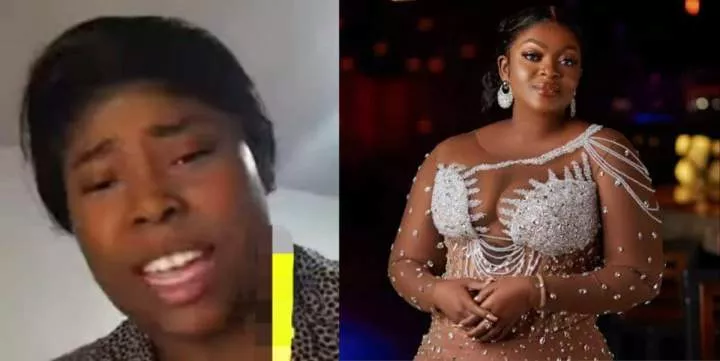 "Stop dragging me and move on" - Lady who defamed Eniola Badmus rants at Nigerians (Video)