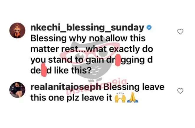 'What do you gain dragging the dead?' - Nkechi Blessing, Anita Joseph tackle Blessing Okoro over involvement in IVD and late Bimbo's case