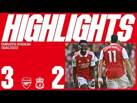 Arsenal 3  -  2 Liverpool (Oct-09-2022) Premier League Highlights