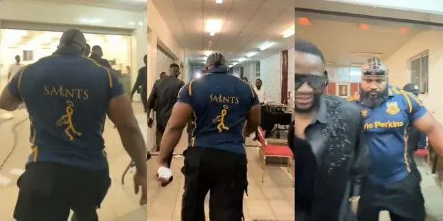 "Na this kind bouncer Mohbad suppose get" - Check out Kizz Daniel's bouncer that's causing a buzz online