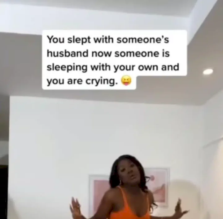 Alex mocks women who dated married men but now weep over their cheating husbands