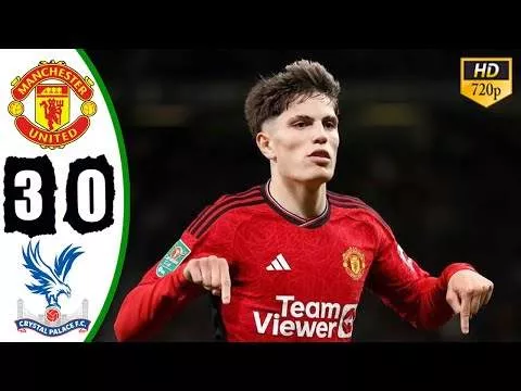 Manchester United 3 - 0 Crystal Palace (Sep-26-2023) EFL Cup Highlights