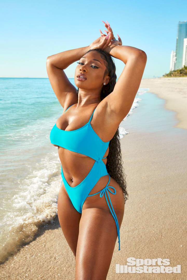 Megan Thee Stallion becomes first rapper to appear as Sports Illustrated cover star (photos)