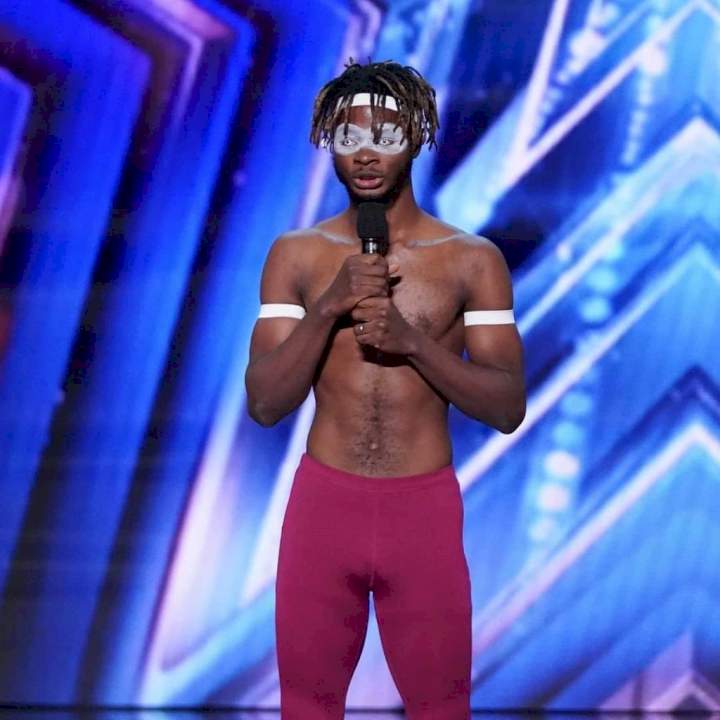 Talented Nigerian melts hearts with his performance at America's Got Talent show (Video)