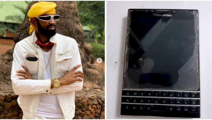 "I once borrowed money to buy a Blackberry passport phone just to belong" - Actor Sylvester Madu