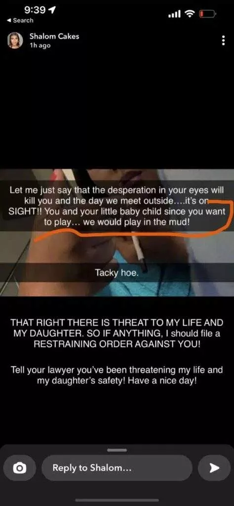 'You threatened my life and my child's too' - Manny's alleged side chic, Shalom blows hot over N35m lawsuit filed against her by Caramel Plug