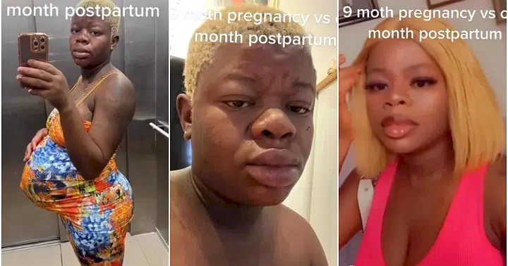 Lady shows off epic transformation 1 month after giving birth