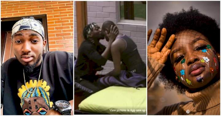 #BBNaija: "You can flirt, tease and have fun with anyone but do not hurt me" - Jaypaul to Saskay
