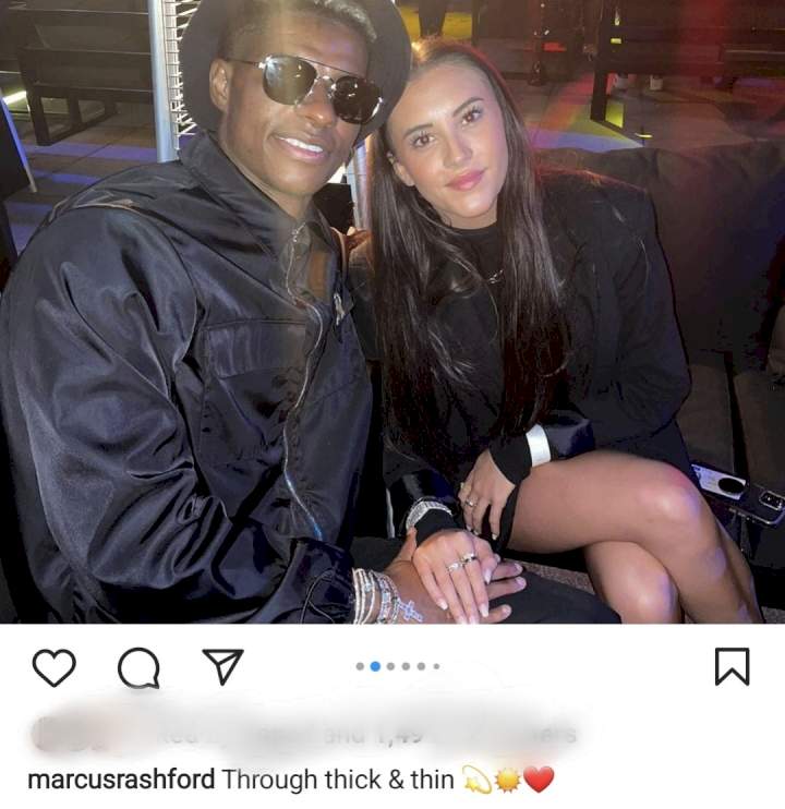 'Through thick and thin' - Marcus Rashford confirms he's back with his childhood sweetheart Lucia Loieight eight months after their split