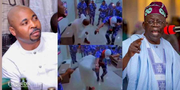 MC Oluomo, others dance ecstatically as Tinubu takes early lead at APC primaries (Video)