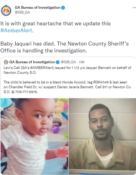 Georgia father kills 1-year-old daughter, her mother, grandmother, and himself