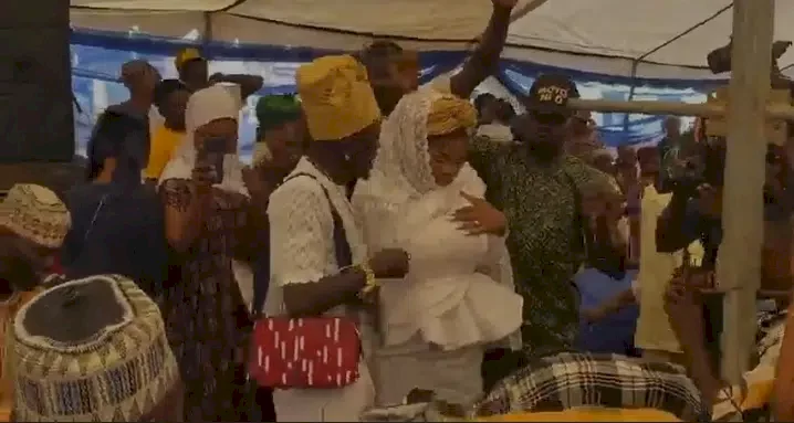 Double celebration as Portable weds baby mama, Zainab Badmus, conducts child's naming ceremony on same day (Video)