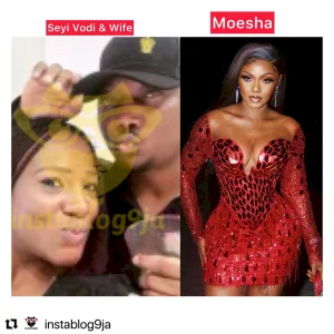 The moment Socialite Vodi's wife confronted his alleged mistress, Influencer Moesha, inside his office
