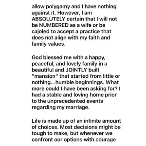 Actor Yul Edochie's first wife, May, gets candid about polygamy after her brother in-law, Uche, advocated for it