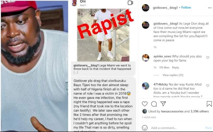 Movie producer, Adebayo Tijani dragged to filth for allegedly sleeping with actresses for movie roles