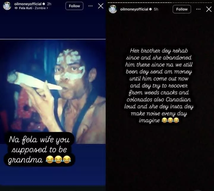 Angela Okorie's ex-boyfriend spills alleged details about her brother