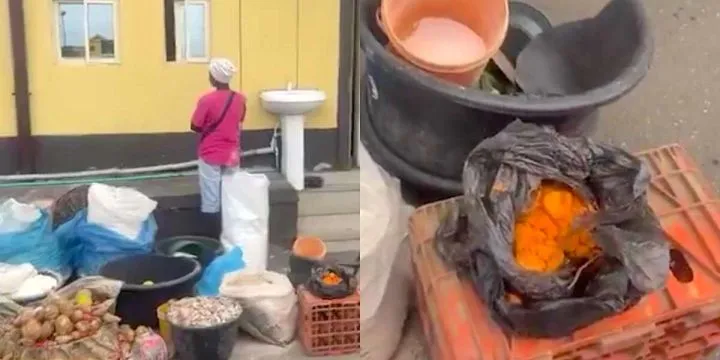 Trader caught turning spoiled tubers into 'yam flour' with chemicals